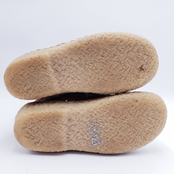 Vintage Cabela's Mid-Calf Shearling Lined Brown Leather Chunky Heel Boots Size 7 - Picture 8 of 10